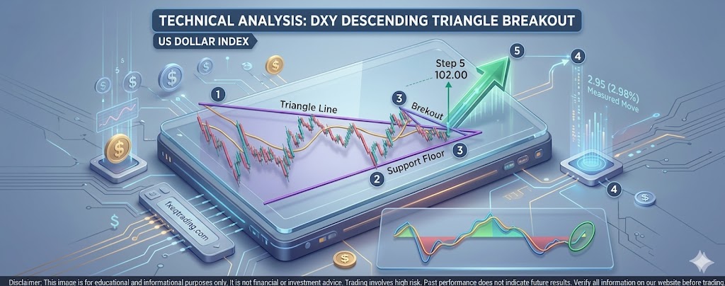 Technical Analysis: Reading the Descending Triangle on US DOLLAR